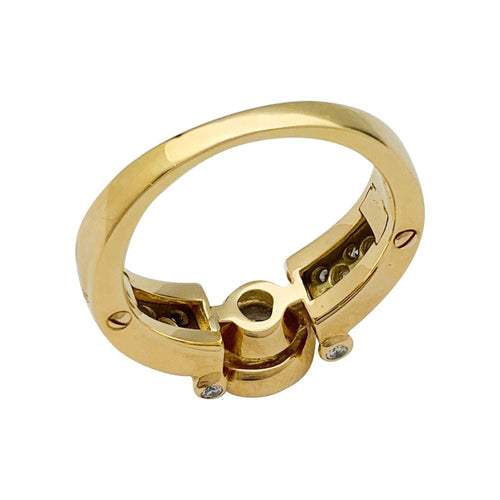 Bague 50 Bague or jaune et diamants. 58 Facettes 31606