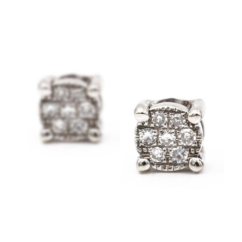 Boucles d'oreilles Boucles d'oreilles Puces Or blanc Diamant 58 Facettes 2303521CN