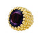 Bague 53 Bague Garnazelle or jaune, améthyste. 58 Facettes 30927