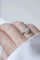 Bague marguerite platine et diamants 58 Facettes