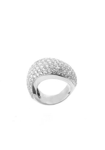 Bague 50 Bague CARTIER Nouvelle vague Diamants en Or Blanc 750/1000 58 Facettes 60902-56741