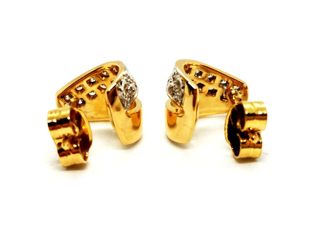 Boucles d'oreilles Boucles d'oreilles Or jaune Diamant 58 Facettes 1395832CN