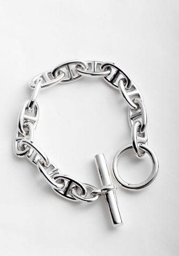 Bracelet Bracelet HERMES Chaîne d'Ancre GM Argent 925/1000 58 Facettes 64552-60955