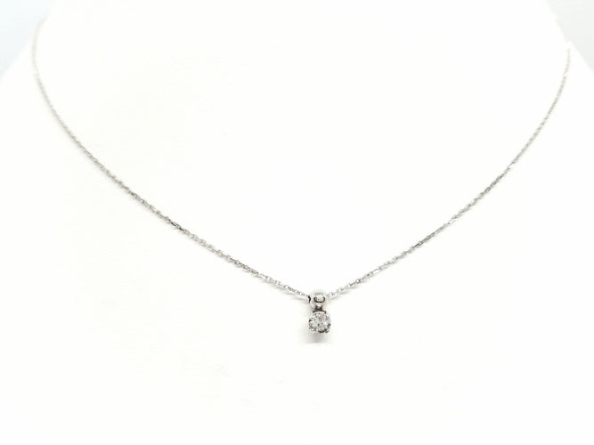 Collier Collier Chaîne + pendentif Or blanc Diamant 58 Facettes 579137RV