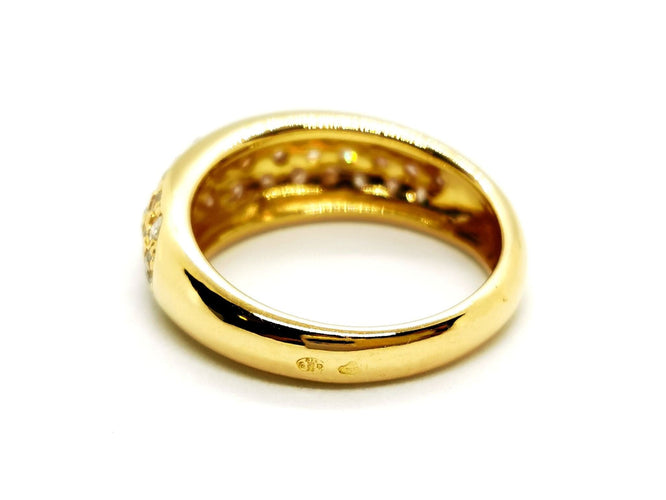 Bague 53 Bague Jonc Or jaune Diamant 58 Facettes 1186419CN