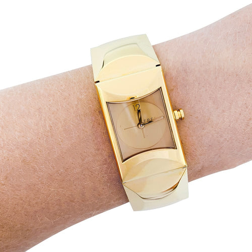 Montre Montre Fred, "Cut", or jaune. 58 Facettes 32805