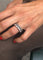Bague Alliance Pomellato "Tango" en or gris et diamants 58 Facettes 0
