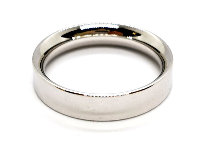 Bague 56 Bague Alliance Or blanc 58 Facettes 1137244CD