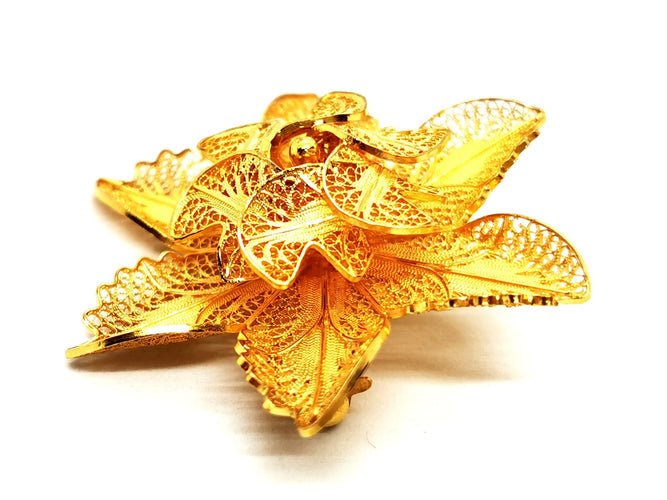 Broche Broche Fleur Or jaune 58 Facettes 1732134CN