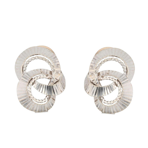 Boucles d'oreilles Boucles d'oreilles clips or blanc vintage 58 Facettes 21-169