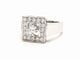 Bague 54 Bague Or blanc Diamant 58 Facettes 578817RV