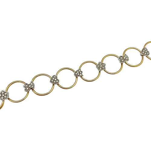 Bracelet Bracelet Tous or jaune et blanc. 58 Facettes 30338