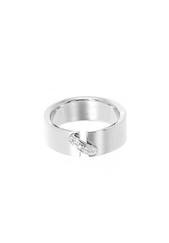 Bague 50 Bague CHAUMET Liens MM en Or Blanc 750/1000 58 Facettes 61567-57324