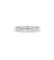 Bague 54 / Blanc/Gris / Or 750 Demi-alliance 11 Diamants 58 Facettes R220040