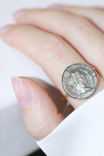 Bague Bague pièce romaine Septime Sévère 58 Facettes