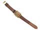 Montre montre CHOPARD your hour or jaune et cuir quartz 58 Facettes 254883