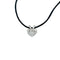Pendentif Pendentif coeur Chaumet, collection "Liens", or blanc et diamants. 58 Facettes 31587