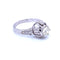Bague 55 Bague de fiançailles diamant Art Déco 58 Facettes