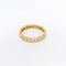 Bague Alliance or jaune et diamants 58 Facettes 27304