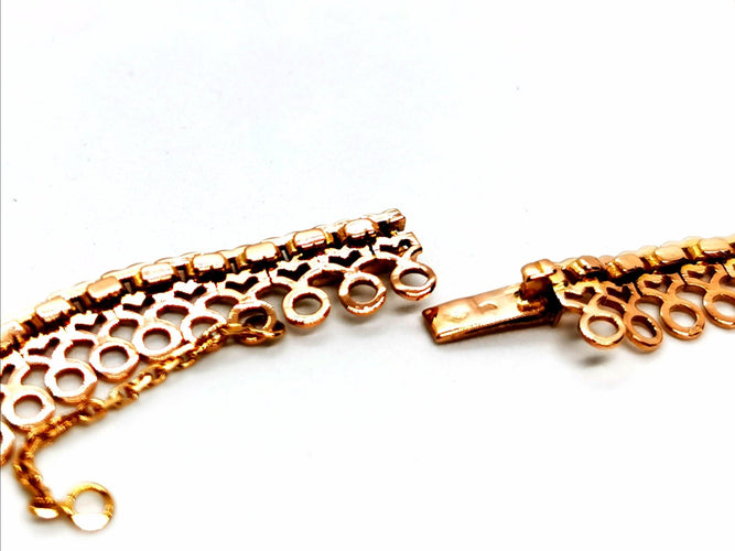 Collier Collier Or rose 58 Facettes 1140997CN