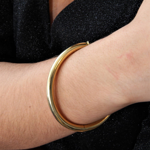 Bracelet Bracelet jonc ovale en or 58 Facettes 21-733