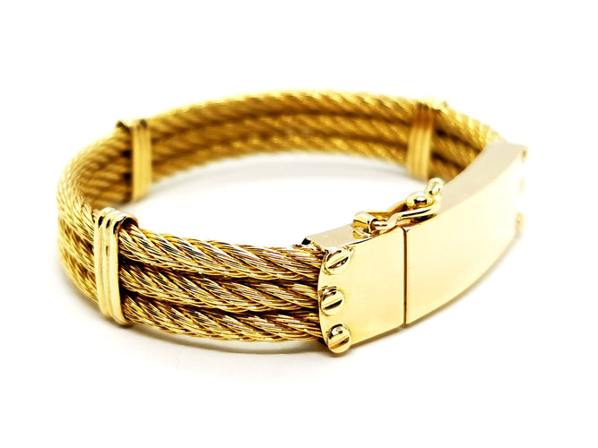 Bracelet Bracelet Manchette Or jaune 58 Facettes 1186411CN
