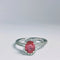 Bague Bague en or blanc diamants et rubis 58 Facettes 5569
