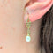 Boucles d'oreilles Boucles d'oreilles or jaune et perles 58 Facettes 27554