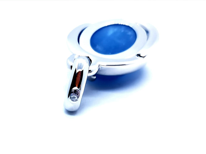 Pendentif Pendentif Or blanc Agate 58 Facettes 06557CD