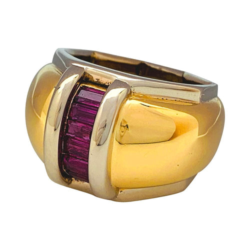 Bague 52 Bague Poiray jonc en or jaune et blanc. 58 Facettes 31099