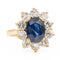 Bague 50 Bague Pompadour or jaune Saphir 58 Facettes 2308534CN