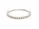 Bague 54 Bague Alliance Or blanc Diamant 58 Facettes 578786RV