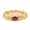 Bague 53 Chaumet Bague Jonc Or jaune Rubis 58 Facettes 2609072CN