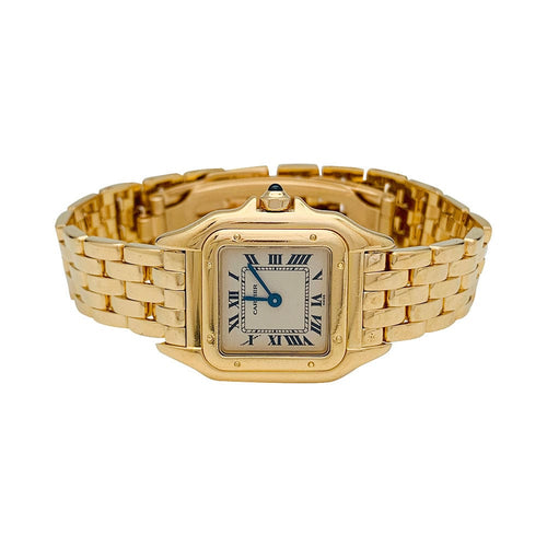 Montre Montre Cartier "Panthère" or jaune 58 Facettes 31342