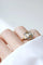 Bague Bague Tank Or rose, Platine et Diamants 58 Facettes