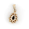 Collier Pendentif Or jaune Saphir 58 Facettes 1969318CN