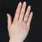 Bague 54 Bague ancienne Toi et moi 2 ors motifs floraux 58 Facettes CV84