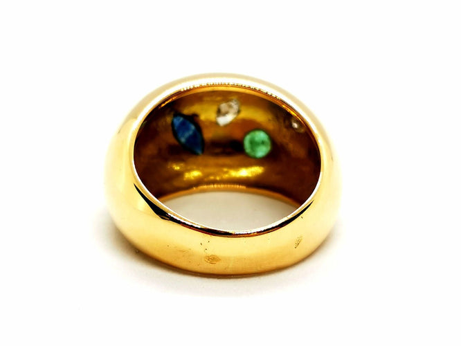 Bague 53 Bague Or jaune Saphir 58 Facettes 1161929CN