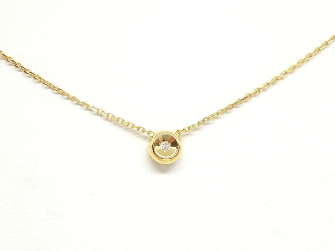 Collier Collier Or jaune Diamant 58 Facettes 579053RV