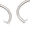 Boucles d'oreilles Boucles d'oreilles Créoles Or blanc Diamant 58 Facettes 2208701CN