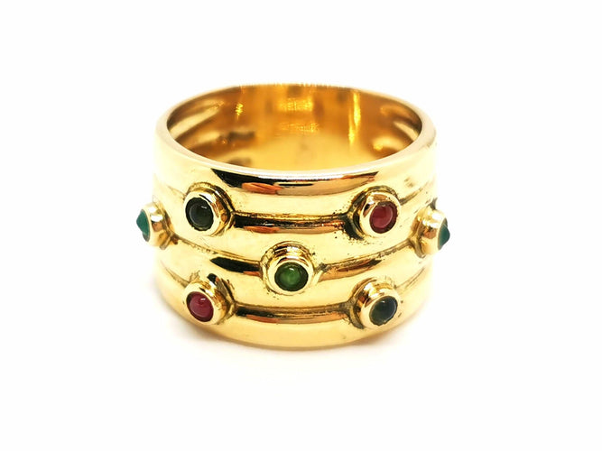 Bague 56 Bague Or jaune Rubis 58 Facettes 979600CN