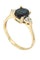 Bague BAGUE MODERNE SAPHIR ET DIAMANTS 58 Facettes 044471