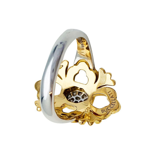 Bague Bague Buccellati, "Opéra", deux ors et diamants. 58 Facettes 30737