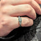 Bague Bague en or blanc et diamants 58 Facettes 25111