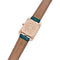 Montre Montre Hermès, "Cape Cod", or rose, diamants, cuir. 58 Facettes 33529