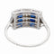 Bague 55.5 Bague Bandeau Platine Diamant 58 Facettes 2542735CN