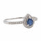 Bague 54 Bague Or blanc Saphir 58 Facettes 2687238CN