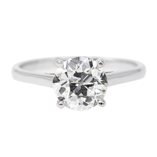 Bague 52.5 Bague Solitaire Or blanc Diamant 58 Facettes 2420922CN