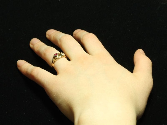 Bague 54 Bague rubis et diamants 58 Facettes 13323-0105