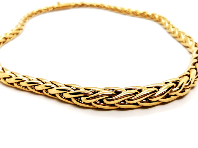 Collier Collier Maille palmier Or jaune 58 Facettes 1132904CD